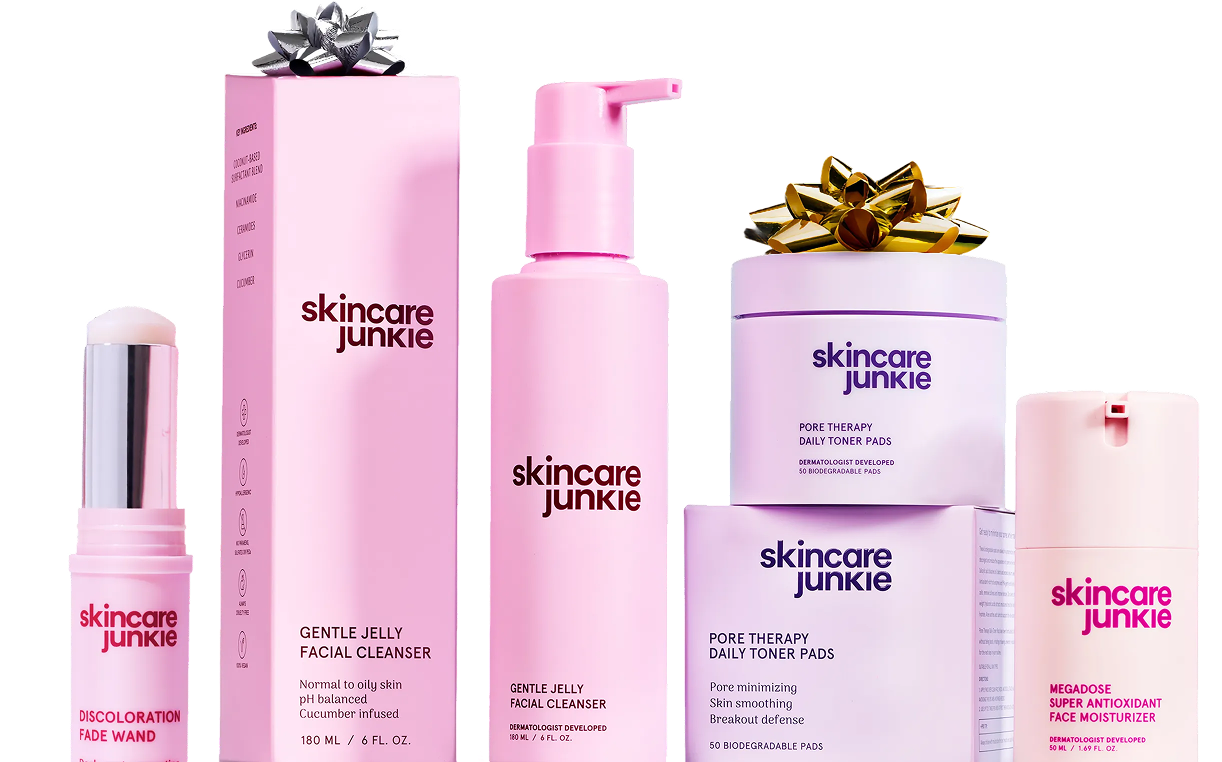 Skincare has never been more personalized. With an overwhelming number of products on the market, it’s challenging to find the right fit for your specific needs. Skincare Junkie makes it easier to unlock your best skin yet, offering science-backed, results-driven skincare systems designed for every concern. Whether you’re tackling discoloration, acne, or dry skin, Skincare Junkie has a tailored solution for you.