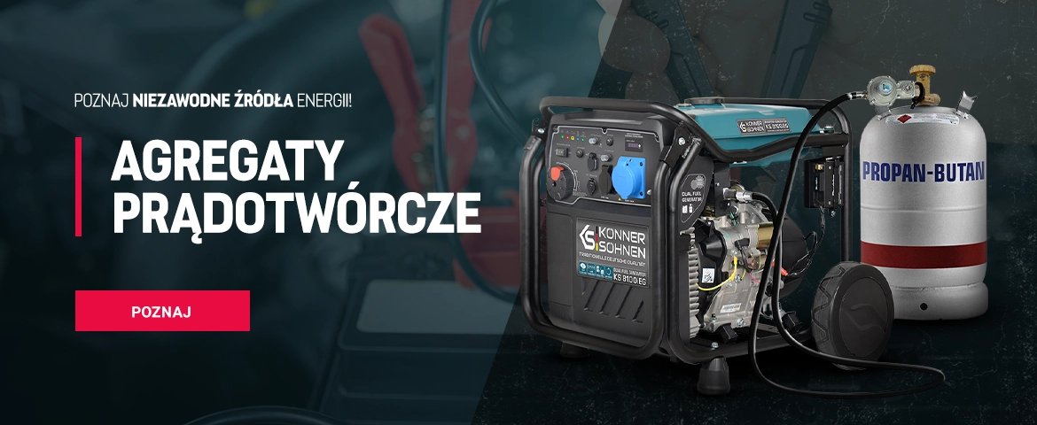 Agregaty prądotwórcze - poznaj niezawodne źródła energii, generator i butla propanu